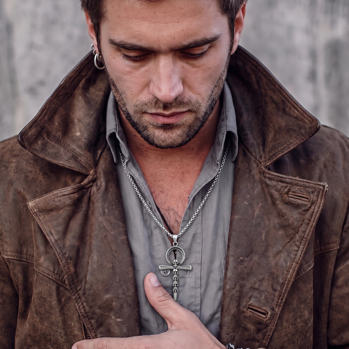 Collar Ankh Calaveras | B&M GIOIELLI