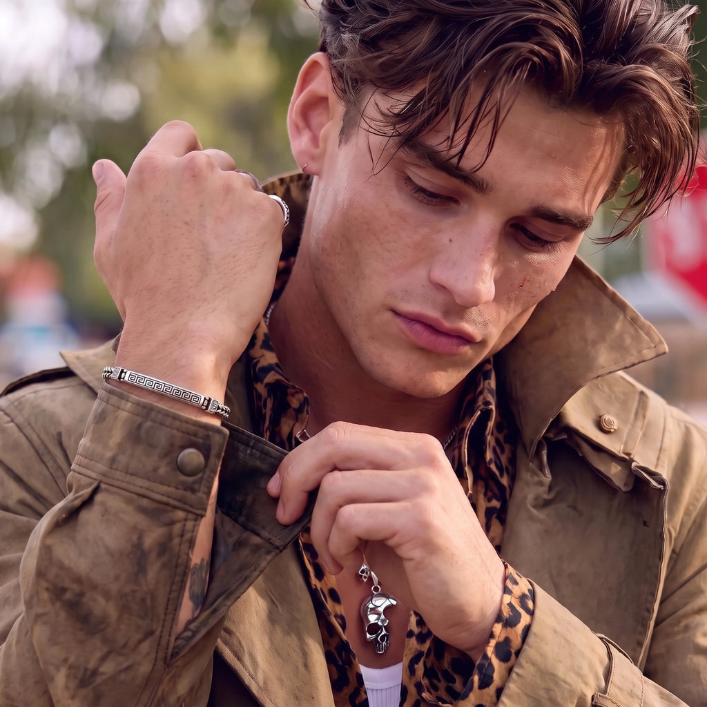 Pulsera con Motivo de Clave Griega | B&M GIOIELLI